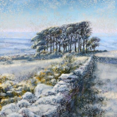 Snowy Cleeve Hill Cards (10 Pack)