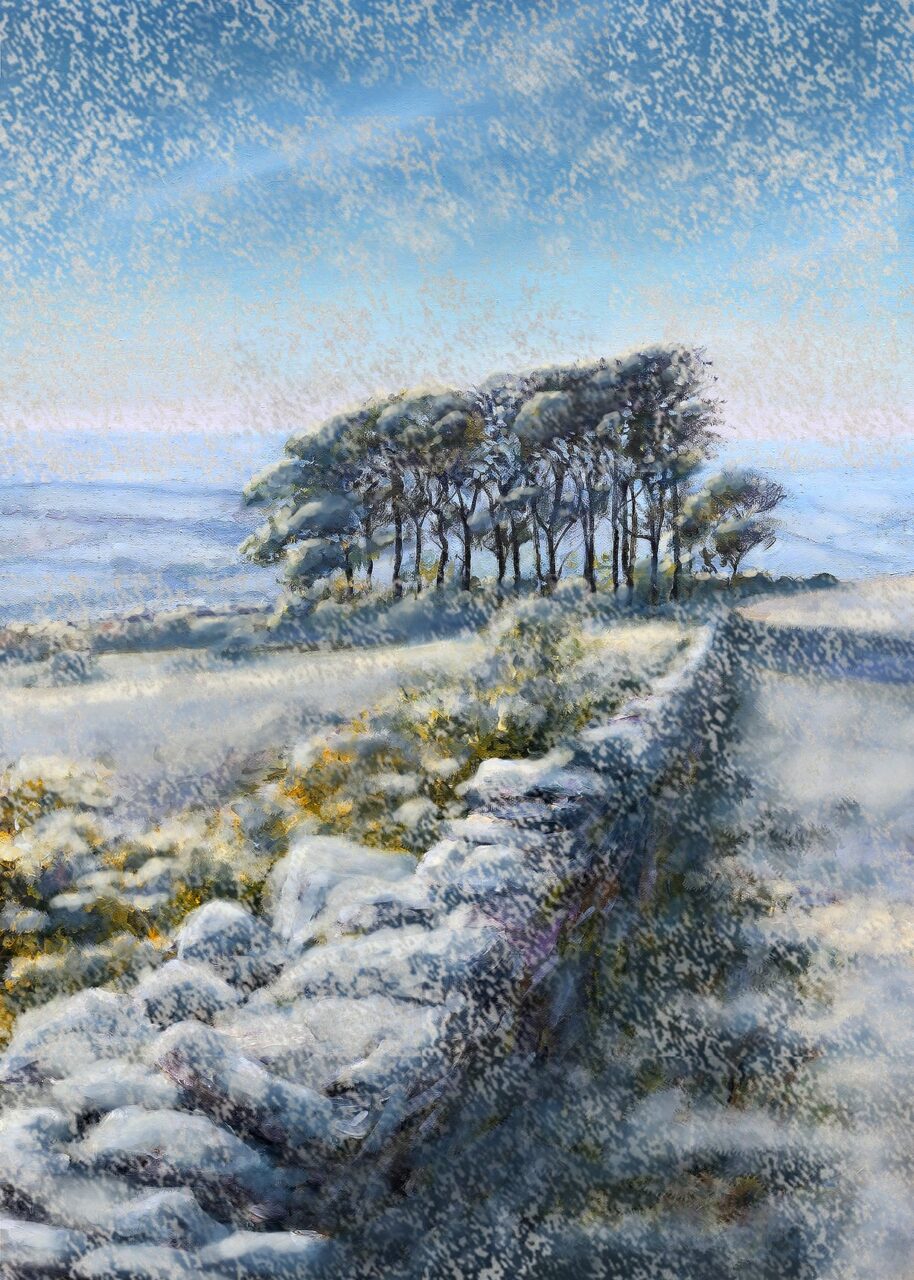 Snowy Cleeve Hill Cards (10 Pack) - Image 2