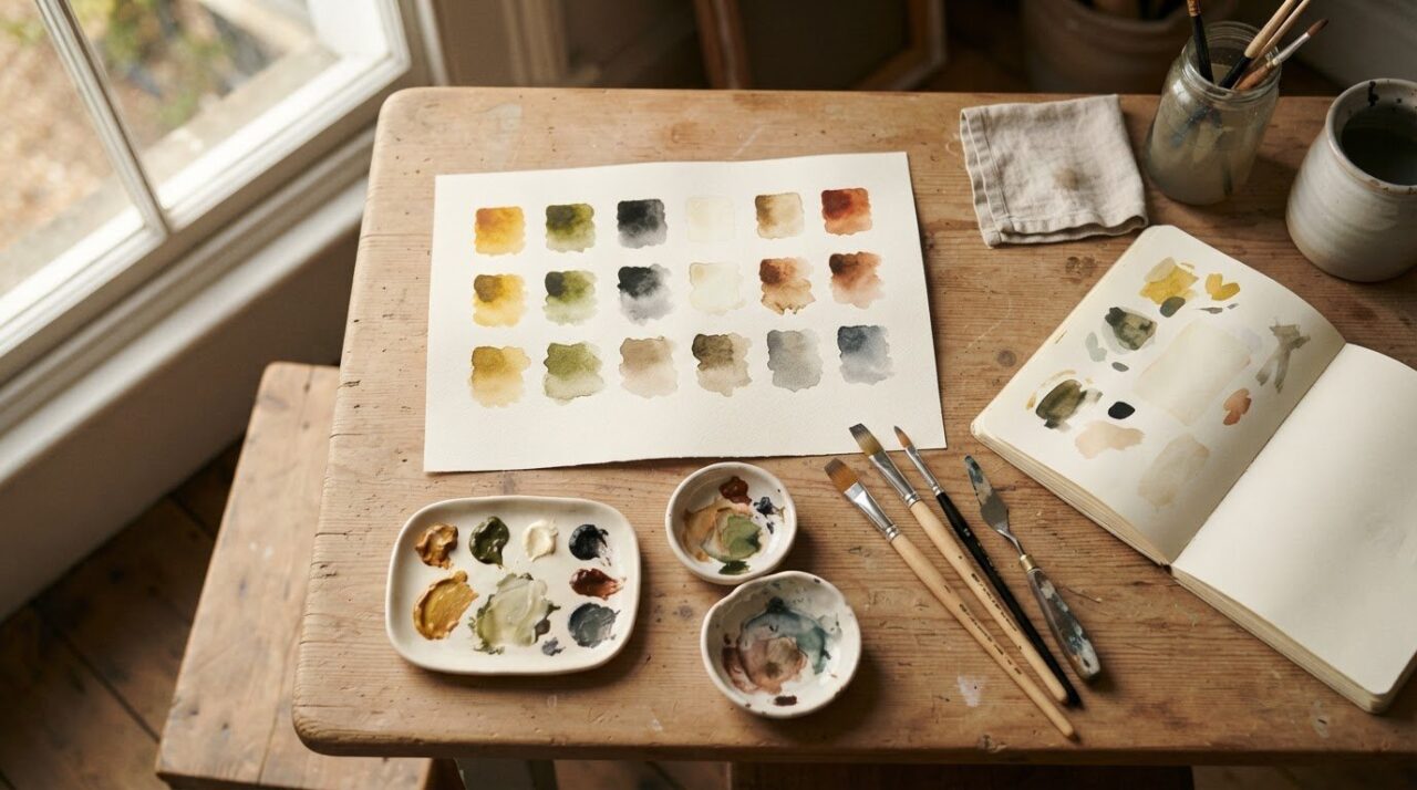 Colour Mixing Exercises for Beginners: Simple Tests to Build Confidence